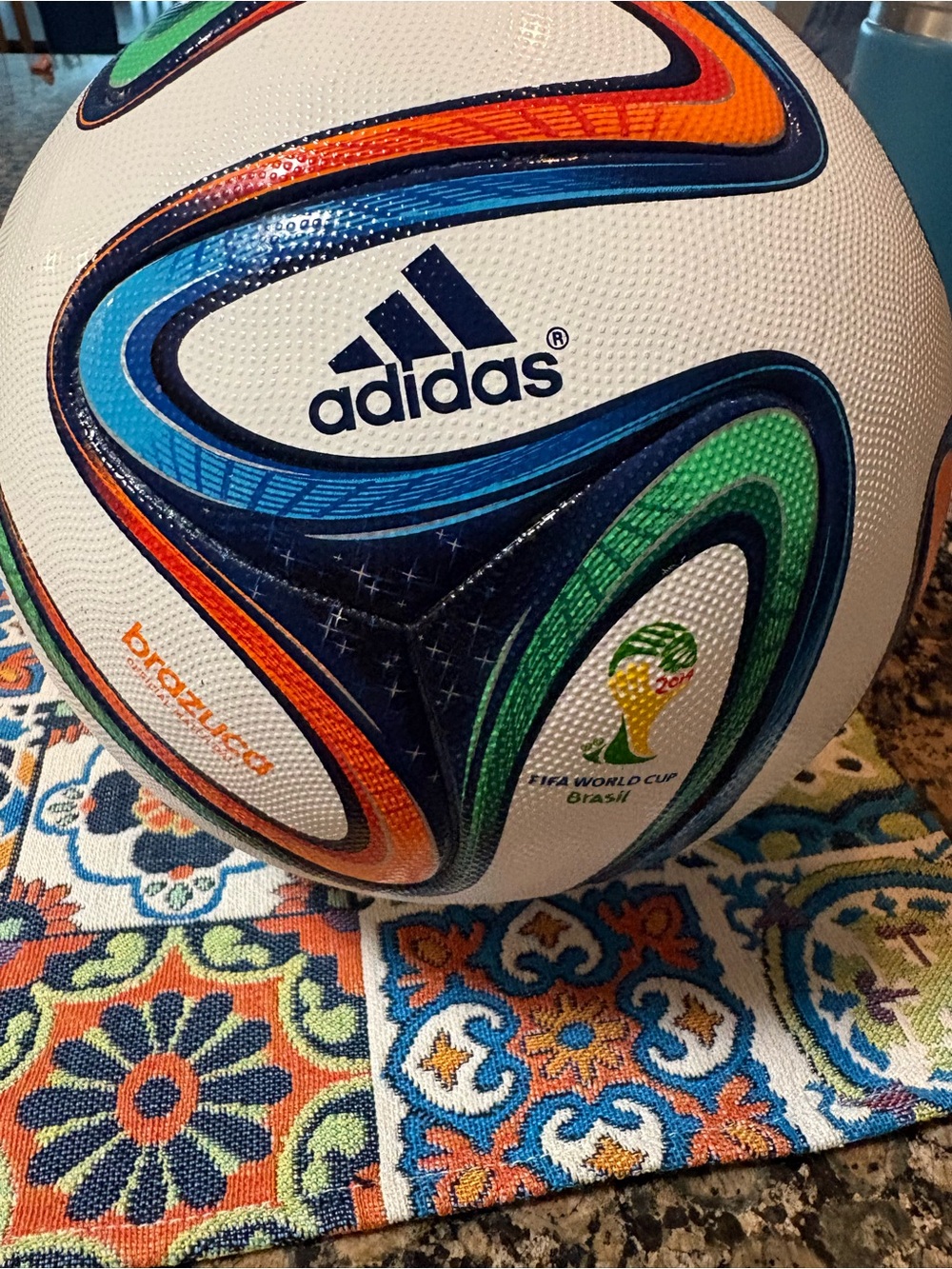 Adidas Soccer Ball 2014 FIFA World Cup Brasil logo replica ball great condition